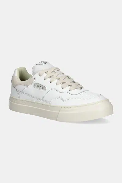 Kožené tenisky Stepney Workers Club Pearl Leather bílá barva, YA20500