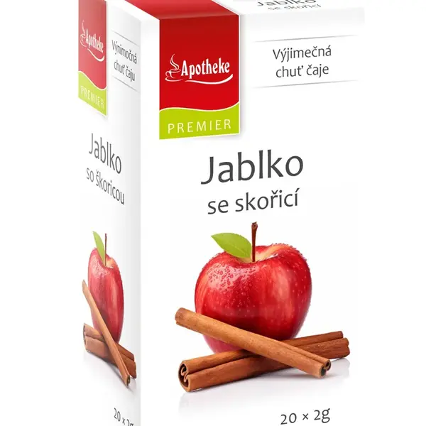 Apotheke Jablko se skořicí porcovaný čaj 20x2 g