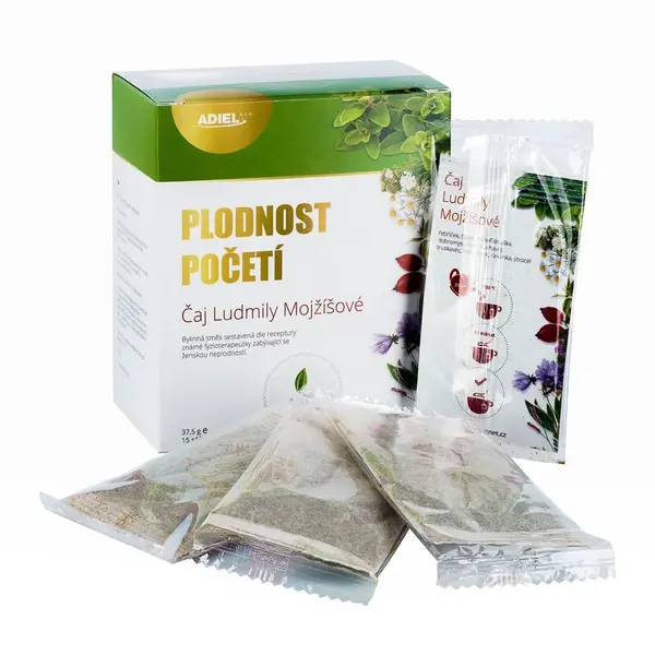 Adiel Čaj Ludmily Mojžíšové porcovaný čaj 15x2,5 g