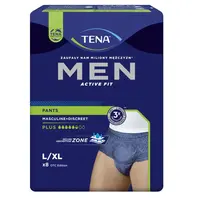 Tena Men Pants Plus Large inkontinenční kalhotky modré 8 ks