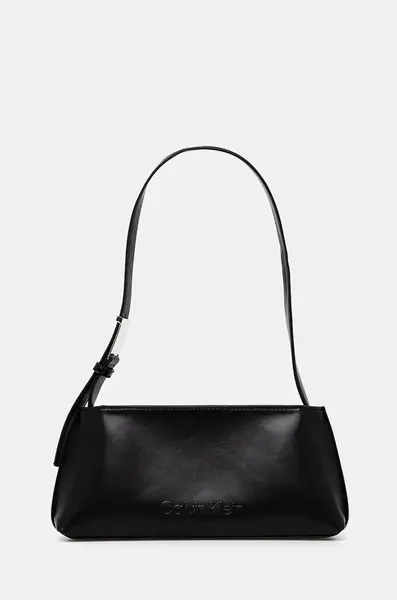 Kabelka Calvin Klein černá barva, K60K612550