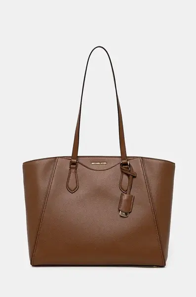 MICHAEL Michael Kors Kožená kabelka MICHAEL Michael Kors