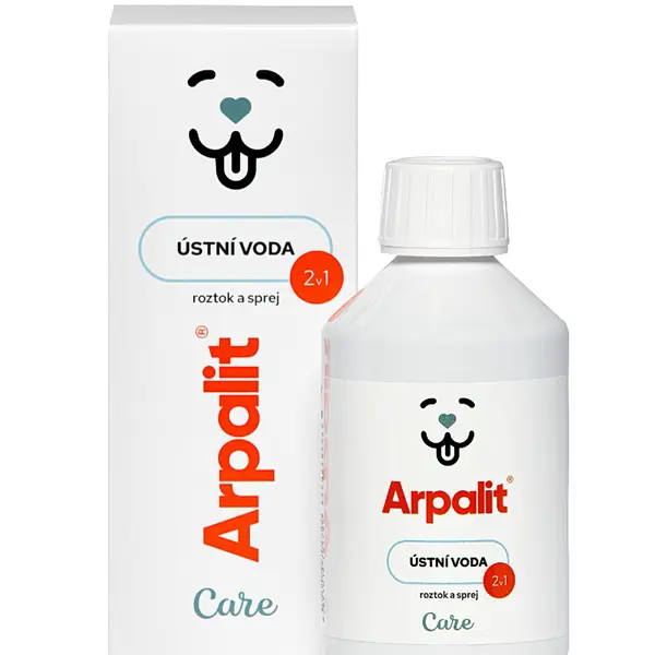 Arpalit Care Ústní voda 2v1 roztok a sprej 250 ml