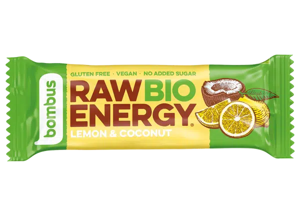 Bombus Raw BIO Tyčinka Lemon + coconut 50 g