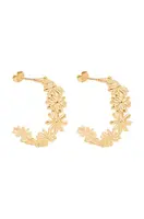 Pozlacené náušnice Lilou Flowers