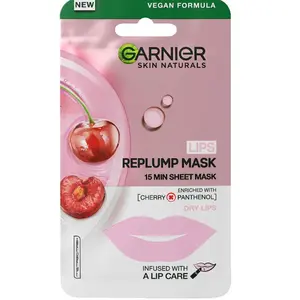 Garnier Skin Naturals vyplňujicí textilní maska na rty 5 g