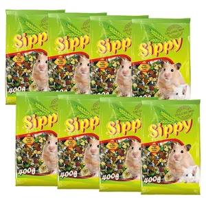Akinu SIPPY DELUXE Krmivo pro křečky a malé hlodavce 8 x 400 g