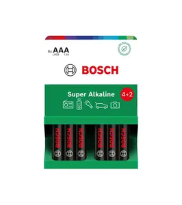 Bosch Super Alkaline AAA LR03 baterie 6 ks