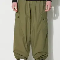 Kalhoty Universal Works Loose Cargo Pant pánské, zelená barva, ve střihu cargo, 30143.OLIVE
