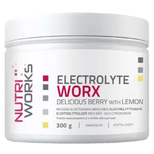 NutriWorks Electrolyte Worx NEW 300g - lesní plody, citron