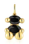 Pozlacený stříbrný přívěsek Tous Bold Bear Gem 1004224900