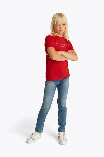 Dětské tričko Tom Ford červená barva, KS0KS00397