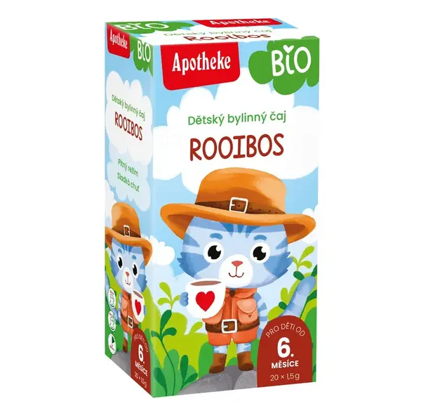 Apotheke Dětský čaj Rooibos pro běžné pití nálevové sáčky 20x1,5 g