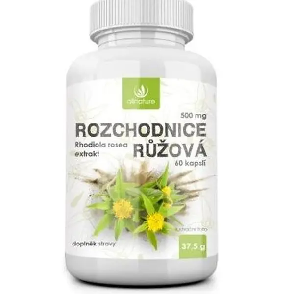 Allnature Rozchodnice růžová 500 mg 60 kapslí
