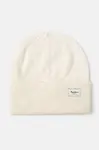 Čepice z vlněné směsi Pepe Jeans YELA HAT béžová barva, z tenké pleteniny, PL040360