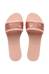 Pantofle Havaianas YOU ANGRA GLITTER dámské, růžová barva, 4148294.0076