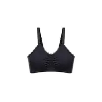Babyono Kojící podprsenka s krajkou, černá, D70-75 cm
