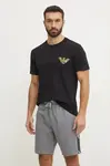 Bavlněné plážové tričko Emporio Armani Underwear