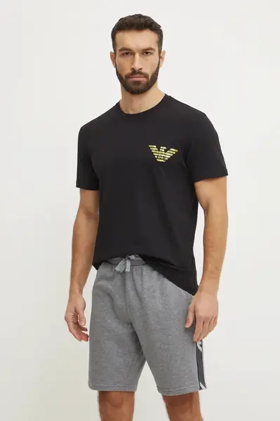 Bavlněné plážové tričko Emporio Armani Underwear