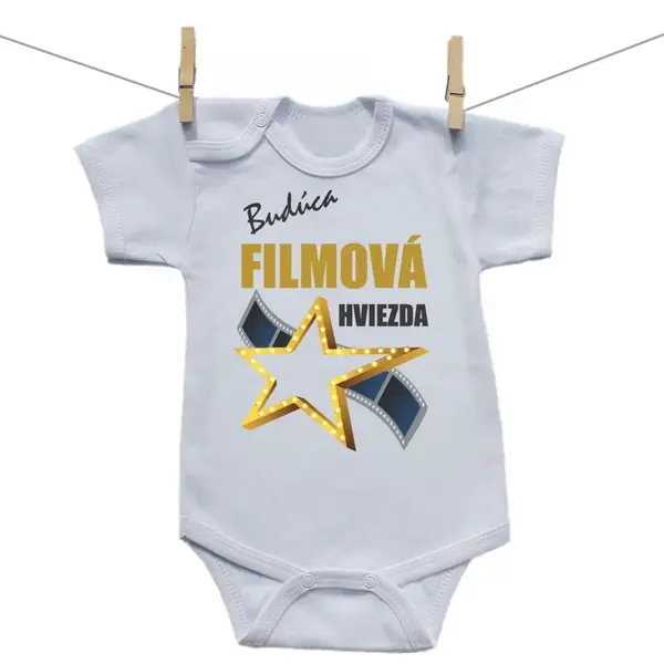 Boodyy Body s krátkym rukávom Budúca filmová hviezda 62 (2-4 mesiace)