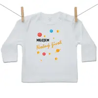 Boodyy Tričko s dlhým rukávom Milujem nočný život 122 (6-7 rokov)