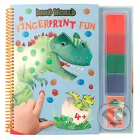 Maľovanky Dino World (4 farby - výnimočné omaľovánky značky Dino World.)