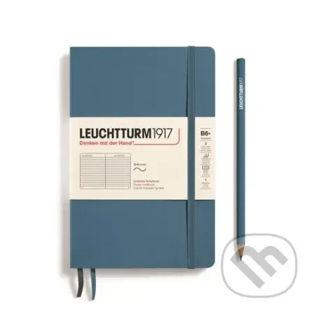 Leuchtturm1917 Zápisník Stone Blue Softcover B6+ linkovaný