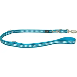 Reflexné prepínacie vodítko Red Dingo tyrkysové, šírka: 20 mm