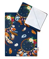 Baby Nellys Bavlnené obliečky Lapač snov - granátová, 135x100