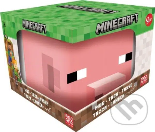 Minecraft 3D hrnček prasiatko