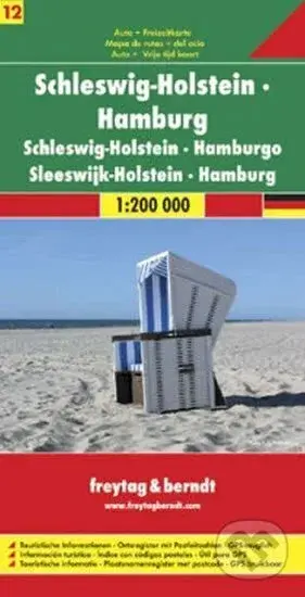 Schleswig-Holstein, Hamburg/Šlesvicko-Holštýnsko, Hamburk 1:200T/automapa