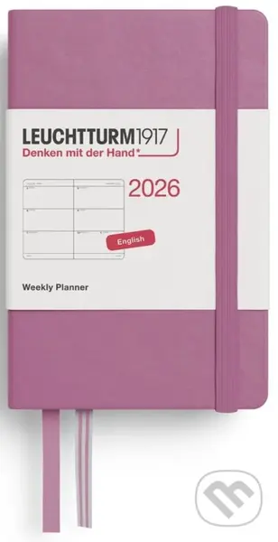Weekly Planner 2026 Mini (A7) Dusty Rose