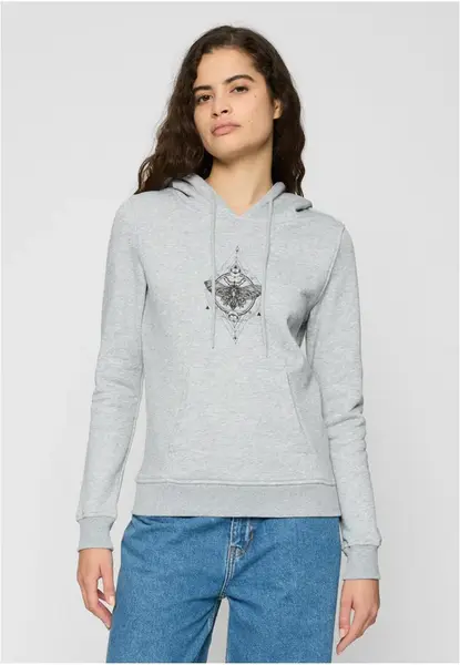 Women's Moth Hoody grey sweatshirt