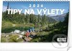 NOTIQUE Stolový kalendár Tipy na výlety 2026 (riadkový)