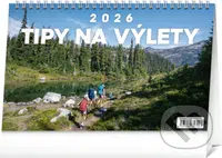 NOTIQUE Stolový kalendár Tipy na výlety 2026 (riadkový)