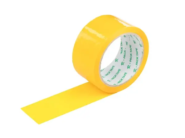 6 ks - Barevná lepící páska 50x66 žlutá