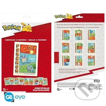 Pokémon Set plagátov 9 ks
