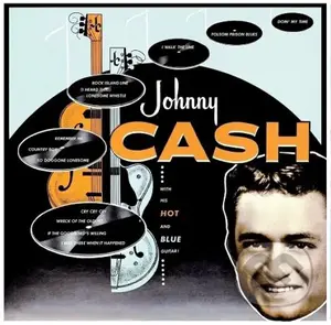 Johnny Cash: With His Hot And Blue Guitar (Orange/Black Splatter ) LP