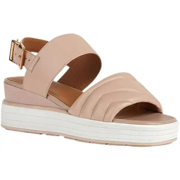 Geox D ROSITA Dámske sandále, béžová, veľkosť