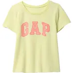 GAP V-LOGO Dívčí tričko, žlutá, velikost 5Y
