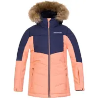 Hannah LEANE JR Dívčí zimní lyžařská bunda, lososová, velikost 122-128