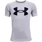 Under Armour TECH BIG LOGO Chlapecké triko, šedá, velikost M