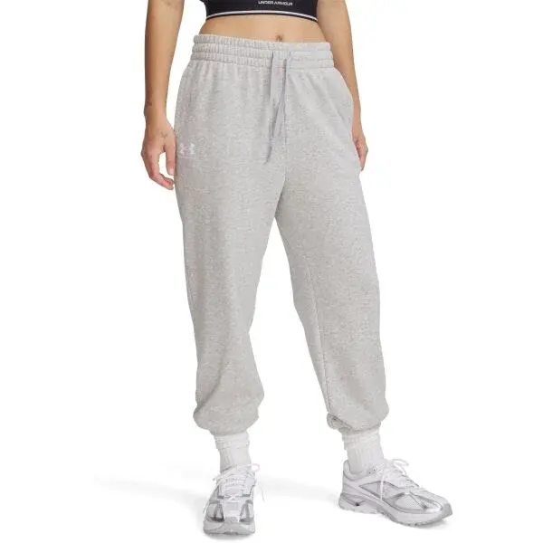 Under Armour RIVAL TERRY Dámské tepláky, šedá, velikost S