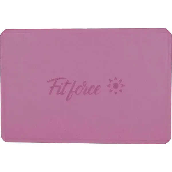 Fitforce YOGA BLOCK Yoga blok, růžová, velikost