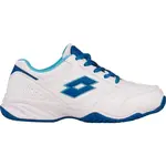 Lotto COURT LOGO JR VELCRO Detská tenisová obuv, biela, veľkosť