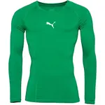 Puma LIGA BASELAYER LONG SLEEVE TEE Pánské funkční triko, zelená, velikost
