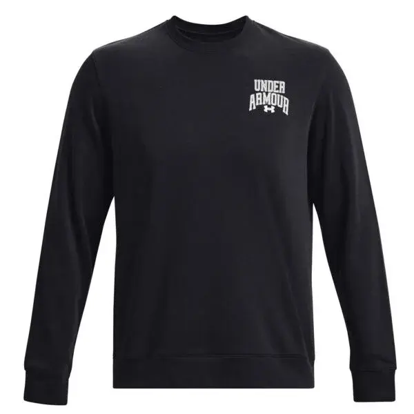 Under Armour RIVAL TERRY Pánská mikina, černá, velikost XXXL