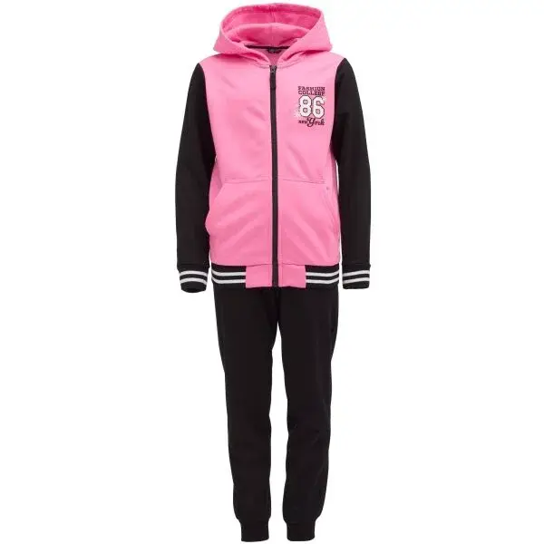 Lewro KITSILA Dívčí tepláková souprava, černá, velikost 140-146