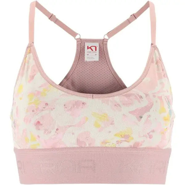KARI TRAA VAR PRINTED Dámská podprsenka, růžová, velikost