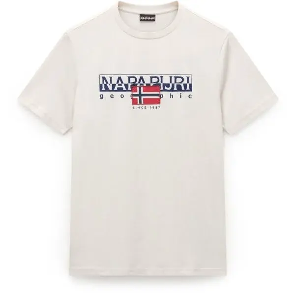 Napapijri S-AYLMER Pánské tričko, bílá, velikost